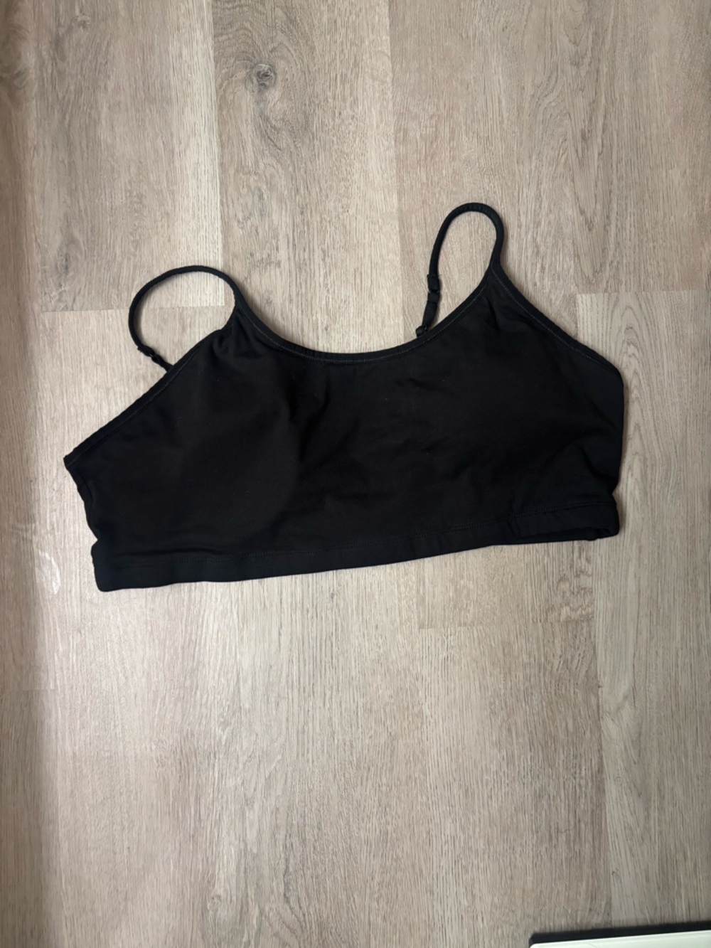 Pact Black Seamless Triangle Bralette
